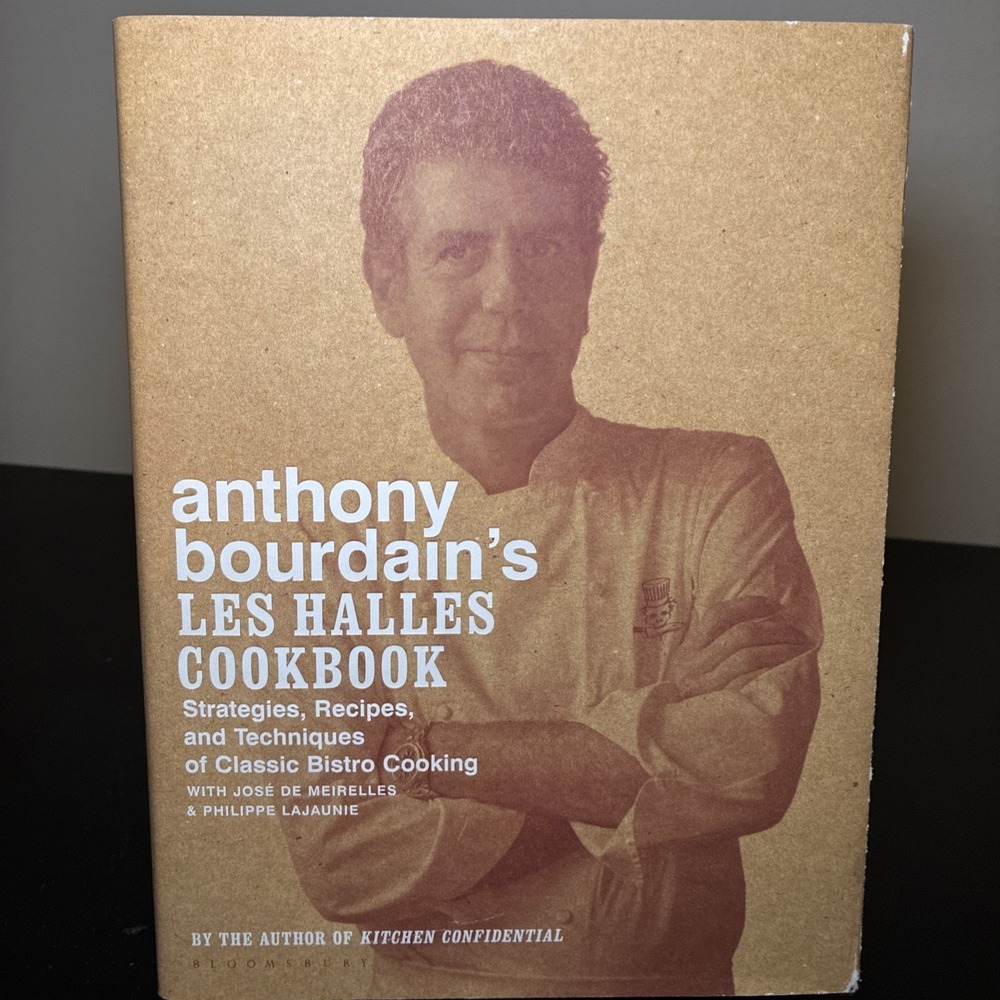 Anthony Bourdain's Les Halles Cookbook: Strategies, Recipes, & Techniques (VG)